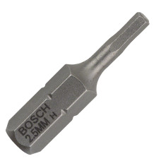 Біти Bosch Extra Hard HEX 2.5 мм, 25 мм, 3 шт