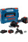 Акумуляторна кутова шліфмашина Bosch Expert EXWS 18V-15 S, з акб 2x8 Ah та з/п EXAL 18V-160, у кейсі L-Boxx 162