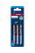 Пиляльне полотно для лобзика Bosch Expert Fiber Plaster T 141 HM 100 мм, 3 шт