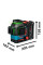 Лазерний нівелір Bosch Expert EXLL 18V-120-33 CG в L-BOXX 136