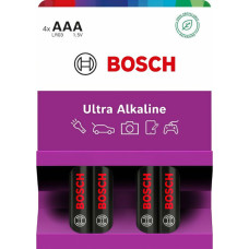Мізинчикова батарейка Bosch Ultra Alkaline AAA (LR03) 1320 mAh 4 шт LR03UA4B/00