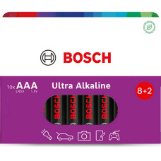 Мізинчикова батарейка Bosch Ultra Alkaline AAA (LR03) 1320 mAh 10 шт LR03UA10B/00