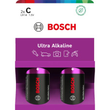 Батарейка Bosch Ultra Alkaline C (LR14) 8000 mAh 2 шт LR14UA2B/00