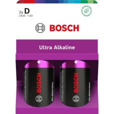 Батарейка Bosch Ultra Alkaline D (LR20) 18400 mAh 2 шт LR20UA2B/00