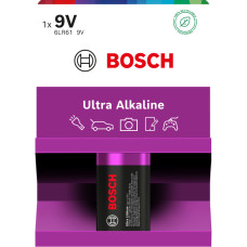 Батарейка-крона Bosch Ultra Alkaline 9V (6LR61) 590 mAh 6LR61UA1B/00