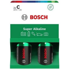 Батарейка Bosch Super Alkaline C (LR14) 7500 mAh 2 шт LR14SA2B/00