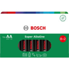 Пальчикова батарейка Bosch Super Alkaline AA (LR6) 2900 mAh 10 шт LR6SA10B/00