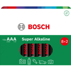 Мізинчикова батарейка Bosch Super Alkaline AAA (LR03) 1300 mAh 10 шт LR03SA10B/00