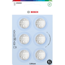 Батарейка-кнопка Bosch Lithium CR2016 80 mAh 6 шт CR2016B6/00