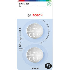 Батарейка-кнопка Bosch Lithium CR2450 580 mAh 2 шт CR2450B2/00