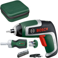 Акумуляторна електровикрутка Bosch IXO 7, 10 біт, викрутка з храповиком, в сумці