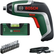 Акумуляторна електровикрутка Bosch IXO 7, 10 біт, міні-рівень