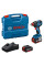Акумуляторний ударний гайковерт Bosch GDX 18V-200 Professional з 2 акб GBA 18V 4.0 Ah і з/п GAL 18V-40, в кейсі