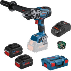 Акумуляторний дриль-шуруповерт Bosch GSR 18V-150 C Professional, 2 акб ProCORE18V 8.0 Ah, з/у GAL 1880 CV в L-BOXX 136