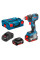Акумуляторний ударний гайковерт Bosch GDX 18V-200 C Professional, 2 акб 5 Ah, з/п GAL 1880 CV, в L-Boxx 136