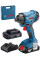 Акумуляторний ударний гайковерт Bosch GDR 180-LI Professional, 2 акб 2 Ah, з/п GAL 18V-40, у кейсі