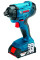 Акумуляторний ударний гайковерт Bosch GDR 180-LI Professional, 2 акб 2 Ah, з/п GAL 18V-40, у кейсі