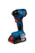 Акумуляторний ударний гайковерт Bosch GDR 18V-220 C Professional, 2 акб GBA 18V 5.0Ah і з/п GAL 18V-40, у кейсі