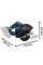 Акумуляторна циркулярна пила Bosch GKM 18V-50 Professional, 2 акб GBA 18V 5.0Ah, з/п в L-Boxx 238