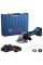 Акумуляторна кутова шліфувальна машина Bosch GWS 18V-8 Professional, 2 акб GBA 18V 4.0Ah та з/п GAL 18V-40, у кейсі