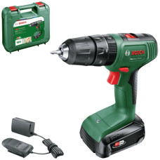 Акумуляторний ударний дриль-шуруповерт Bosch EasyImpact 18V-40 з акб PBA 18V 2Ah і з/в AL 18V-20, у кейсі