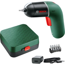 Акумуляторна викрутка Bosch IXO VI, з/п, у кейсі, набір біт 10 шт