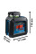 Лазерний нівелір Bosch Professional GLL 2-20 G з тримачем, стельовим кріпленням, 4 батарейками та чохлом