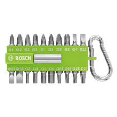 Набір насадок Bosch для загвинчування з карабіном (салатовий), 21 шт