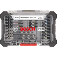 Набір біт і свердел Bosch PRO Impact Metal Set, 20 шт