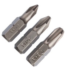 Набір біт Bosch PH1/PH2/PH3 25 мм 3 шт